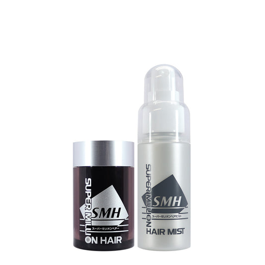 Hair Building Fiber & Hard Mist Combo (10g + 60ml)